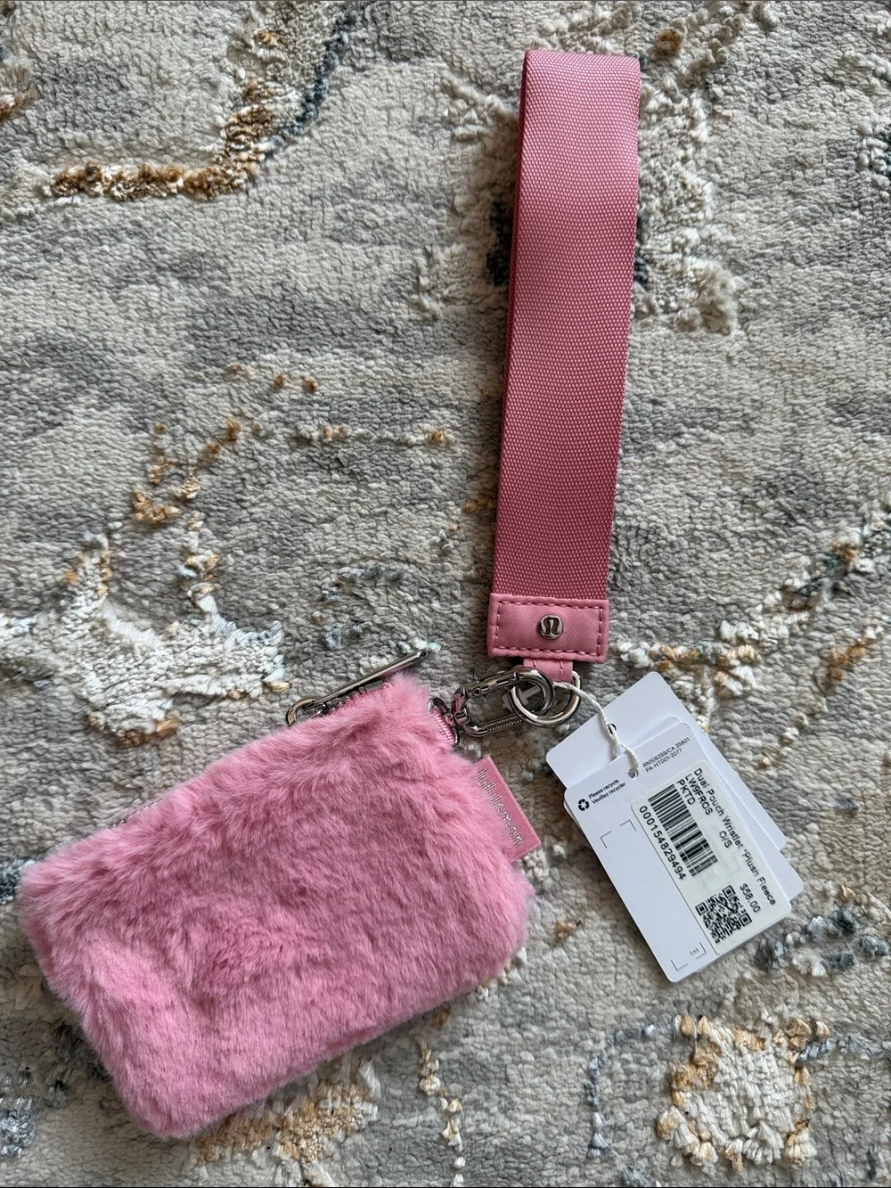 Lululemon fleece pouch wristlet